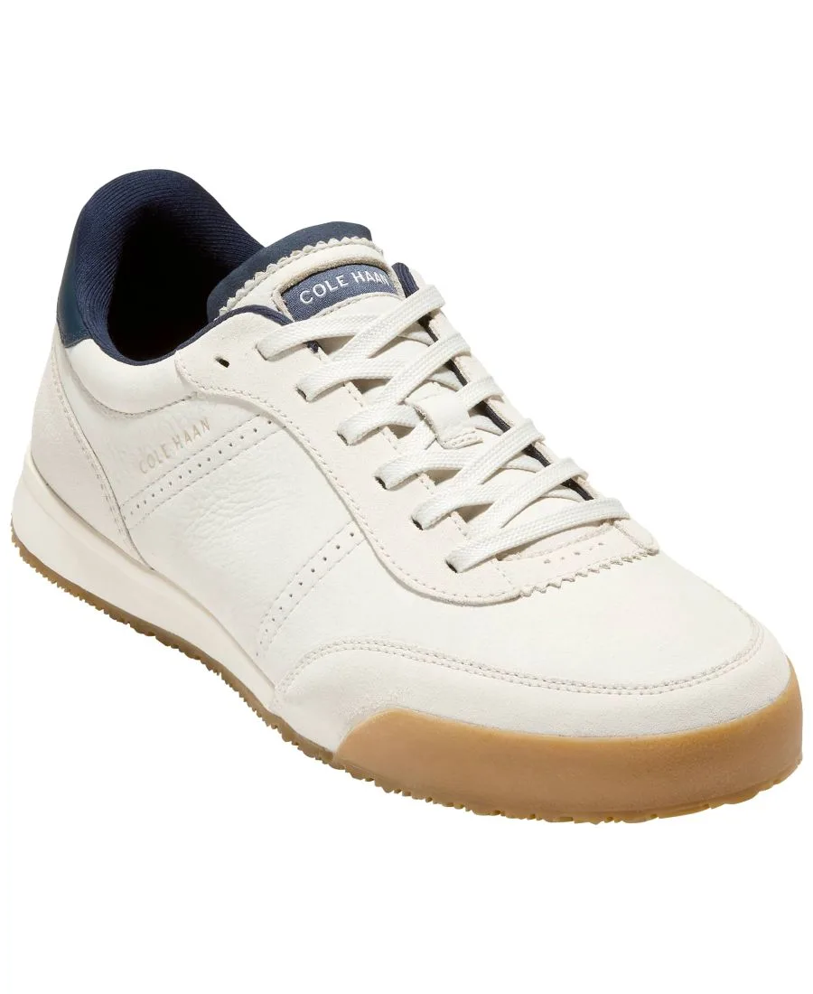 Мужские кроссовки GrandPro с закругленным носком и узким профилем Cole Haan, айвори nubuck