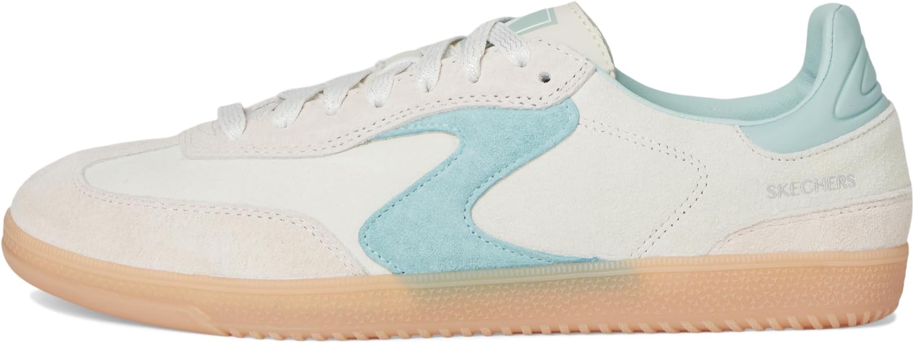 Кроссовки SKECHERS Hotshot, цвет Natural/Aqua — фото 4