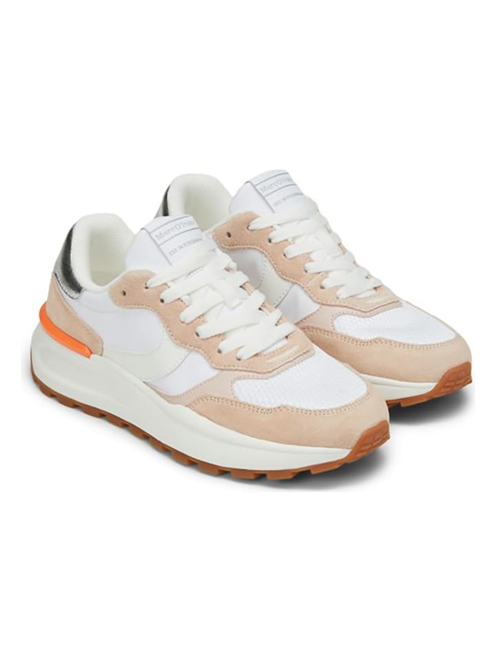 

Низкие кроссовки Marc O'Polo Shoes Leder, цвет creme/orange