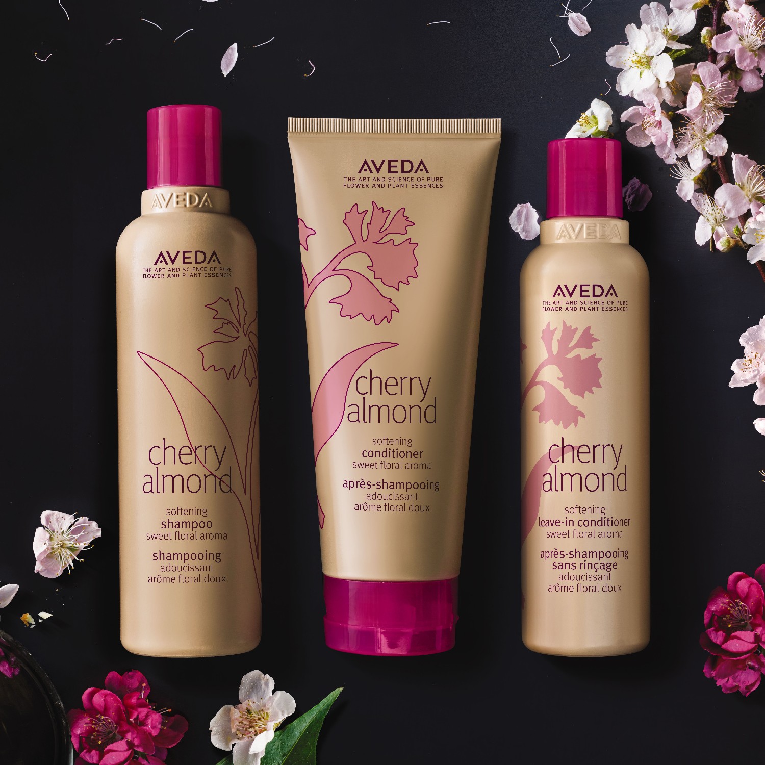 Кондиционер для волос aromapflege cherry almond softening leave-in Aveda, объем 200 мл — фото 3