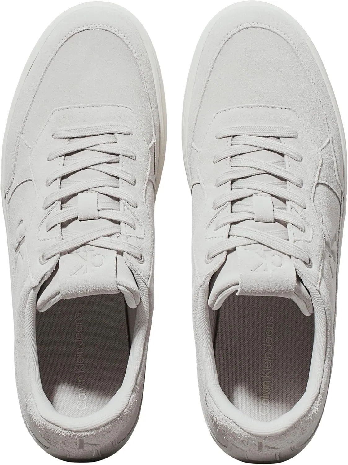 Кроссовки Calvin Klein Herren Cupsole Classic Iconic Nylon Schuhe, Grey Formal Grey Oyster Mushroom — фото 4
