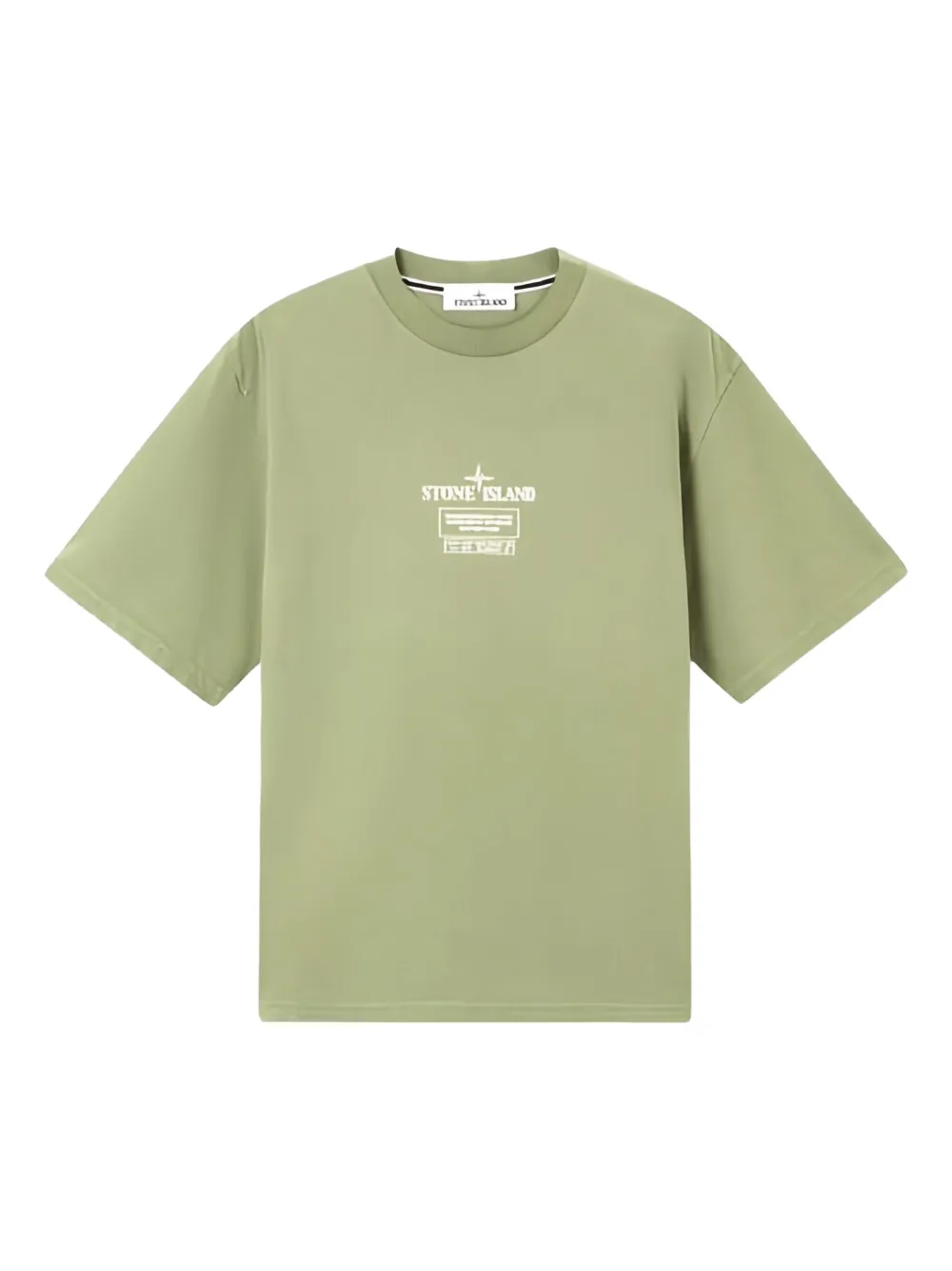

Футболка с логотипом компаса Stone Island, зеленый