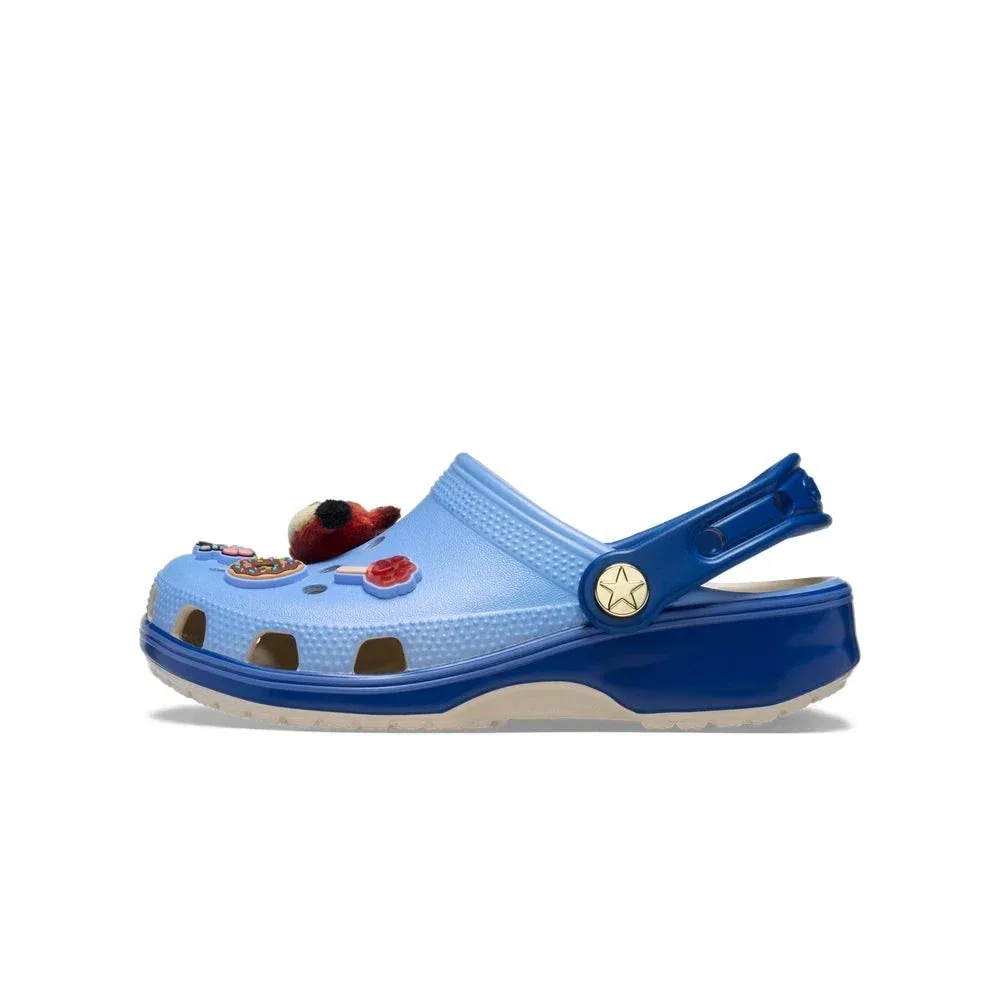 Детские сабо Crocs Classic Zootopia-90H синего цвета, удобные, без шнурков, модель JAX914 — фото 4