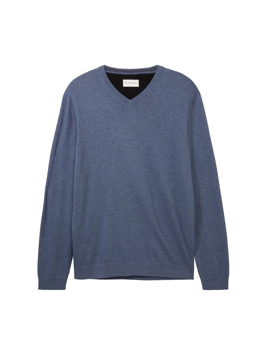 

Пуловер Tom Tailor BASIC V NECK, синий