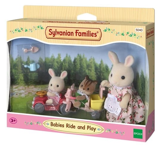 

Sylvanian Families, Коллекционные фигурки, Набор игрушечных трехколесных велосипедов