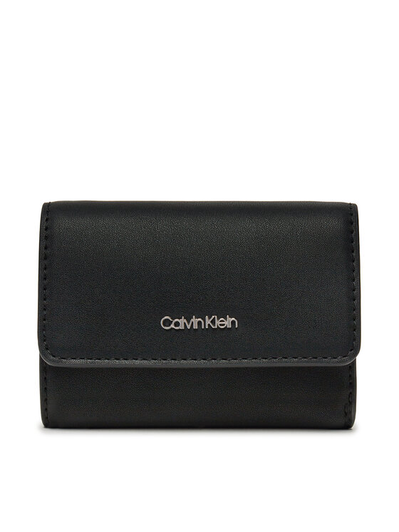 

Женский кошелек Ck Must Small Trifold W/Zip LV04F1030G Calvin Klein, черный