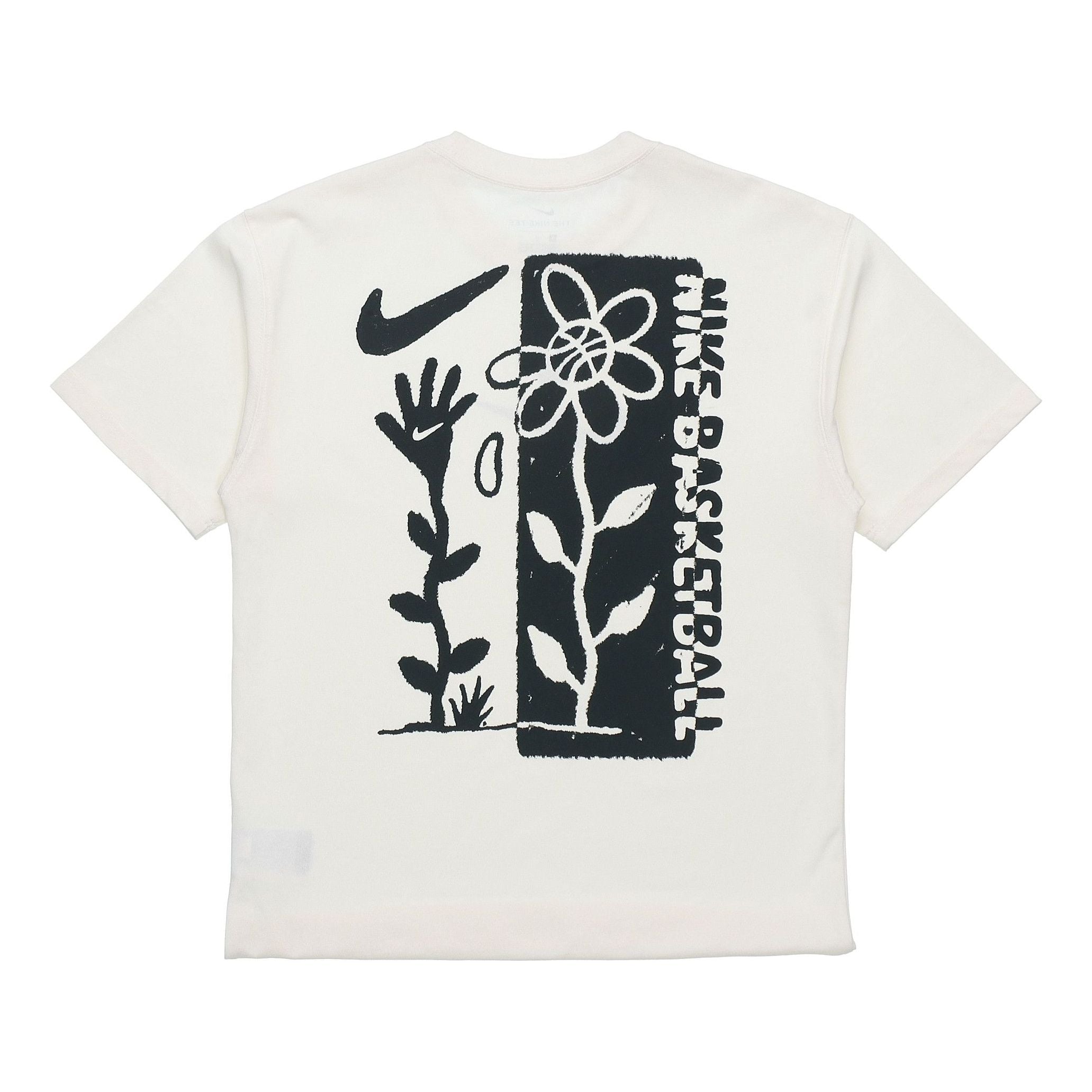 

Футболка Nike Basketball Graffiti Print Short Sleeve For Men Beige Creamy DC1284-910, кремовый