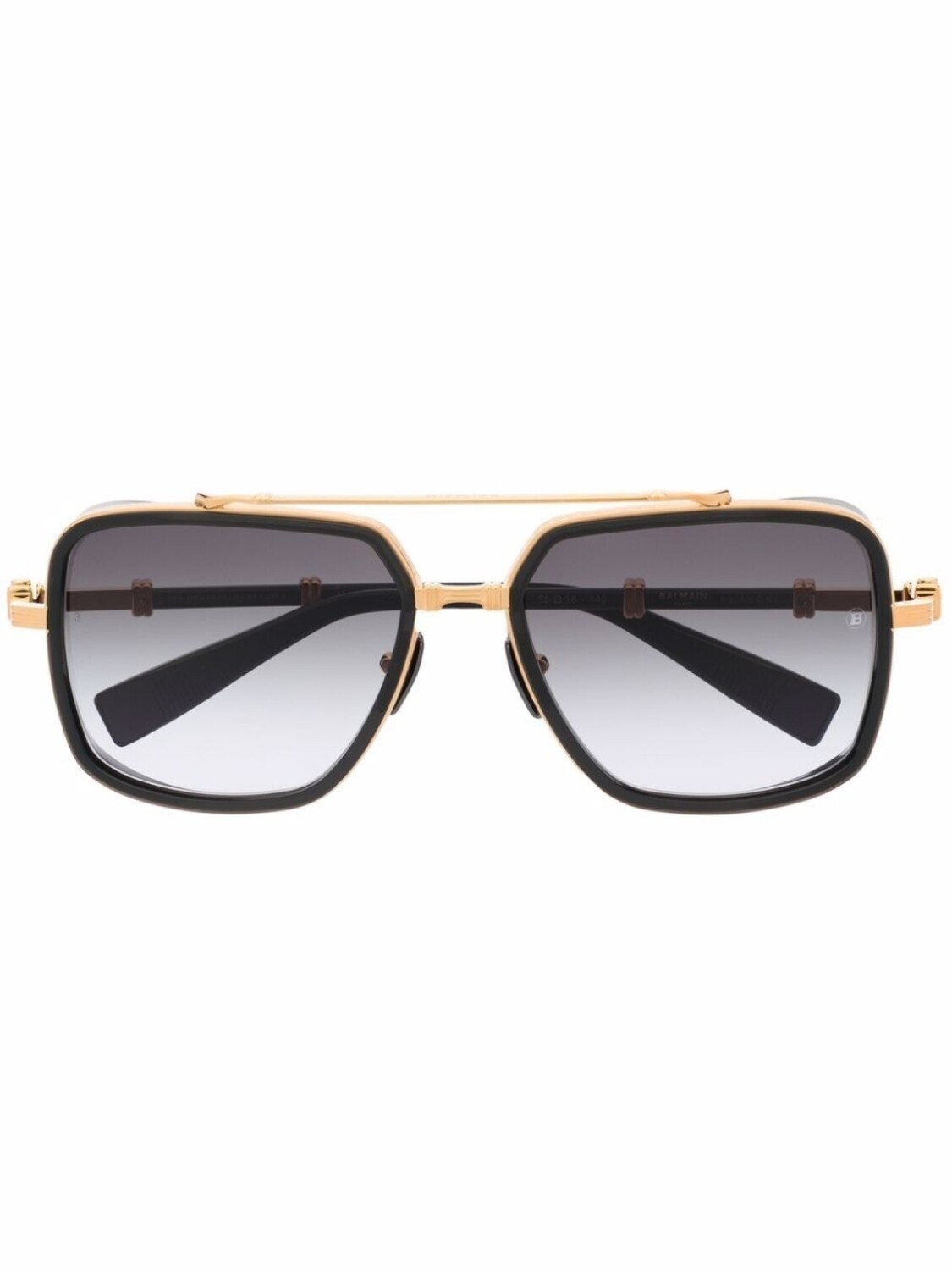 

Balmain Eyewear солнцезащитные очки-пилоты с эффектом градиента, золотистый