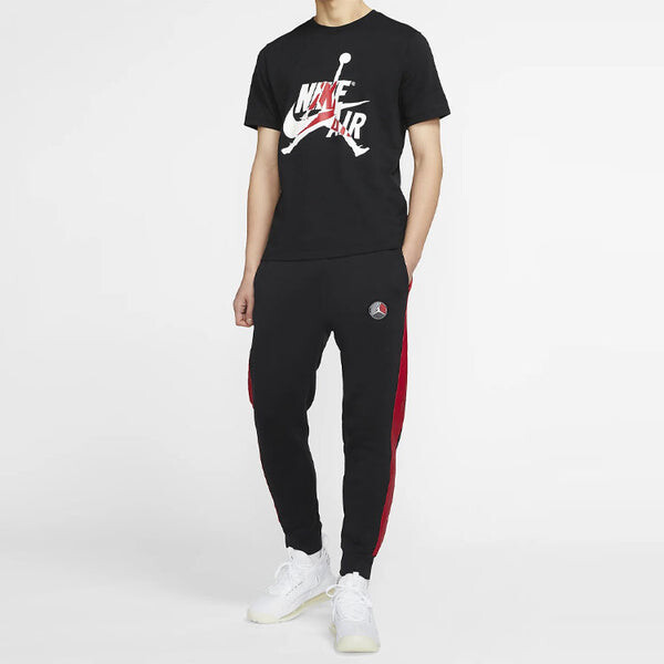 Брюки Air Jordan Remastered 2020 Summer Men Jordan Sports Training Leader Black, черный — фото 3