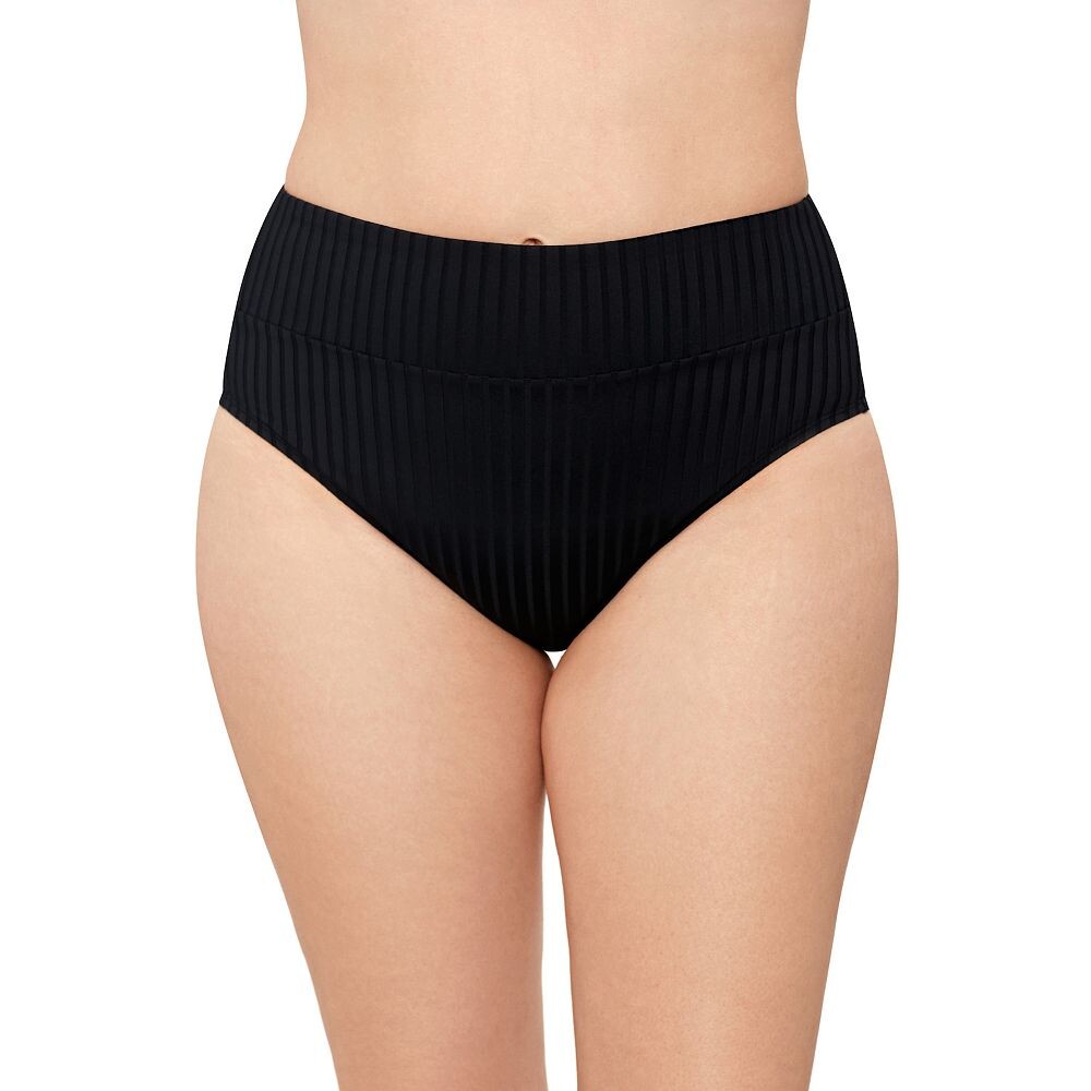 

Женские плавки S3 с гладкими полосками для плавания S3 Swim, цвет Black Rib