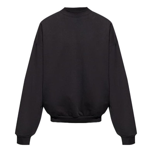 

Свитер care label creweneck sweatshirt 'black' Balenciaga, черный