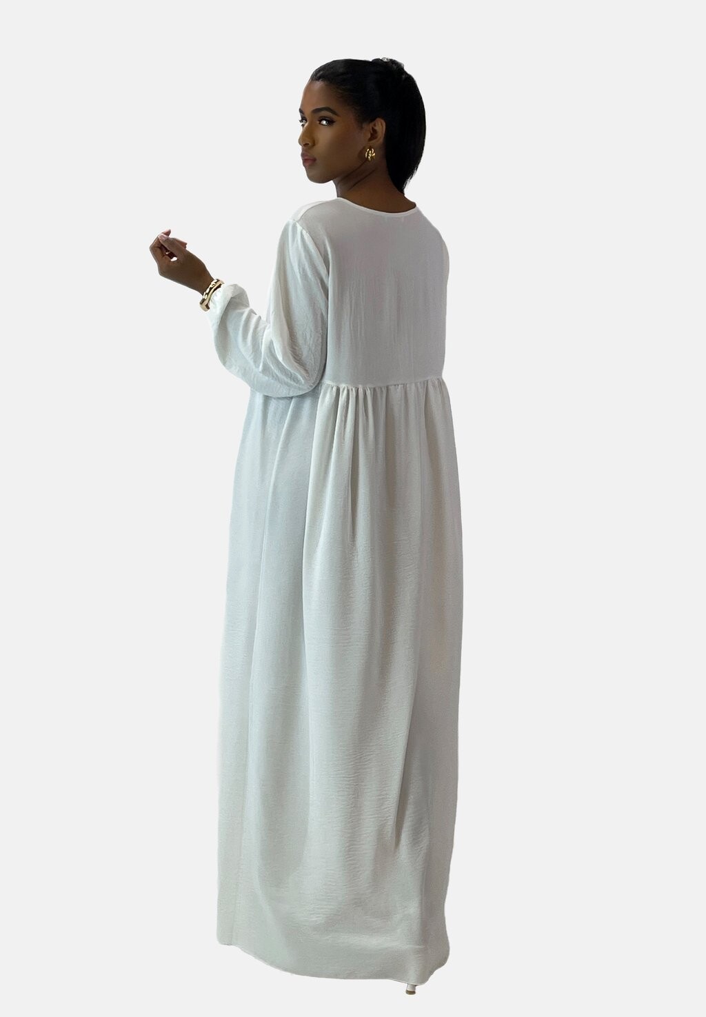 

Платье макси ABAYA Elara, белый