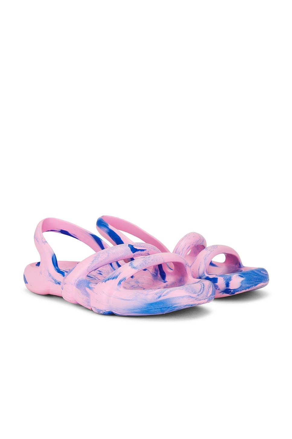 Кожаная плоская сандалия Kobarah Camper, pink