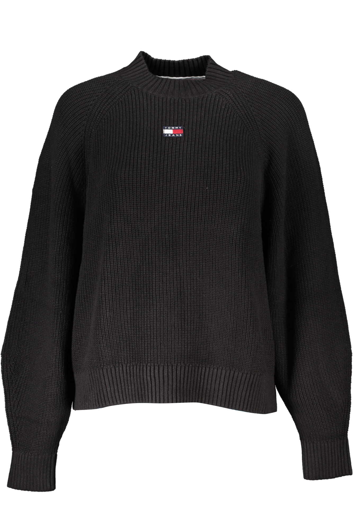 

Женский свитер Tommy Hilfiger хлопковый с логотипом бренда, черный