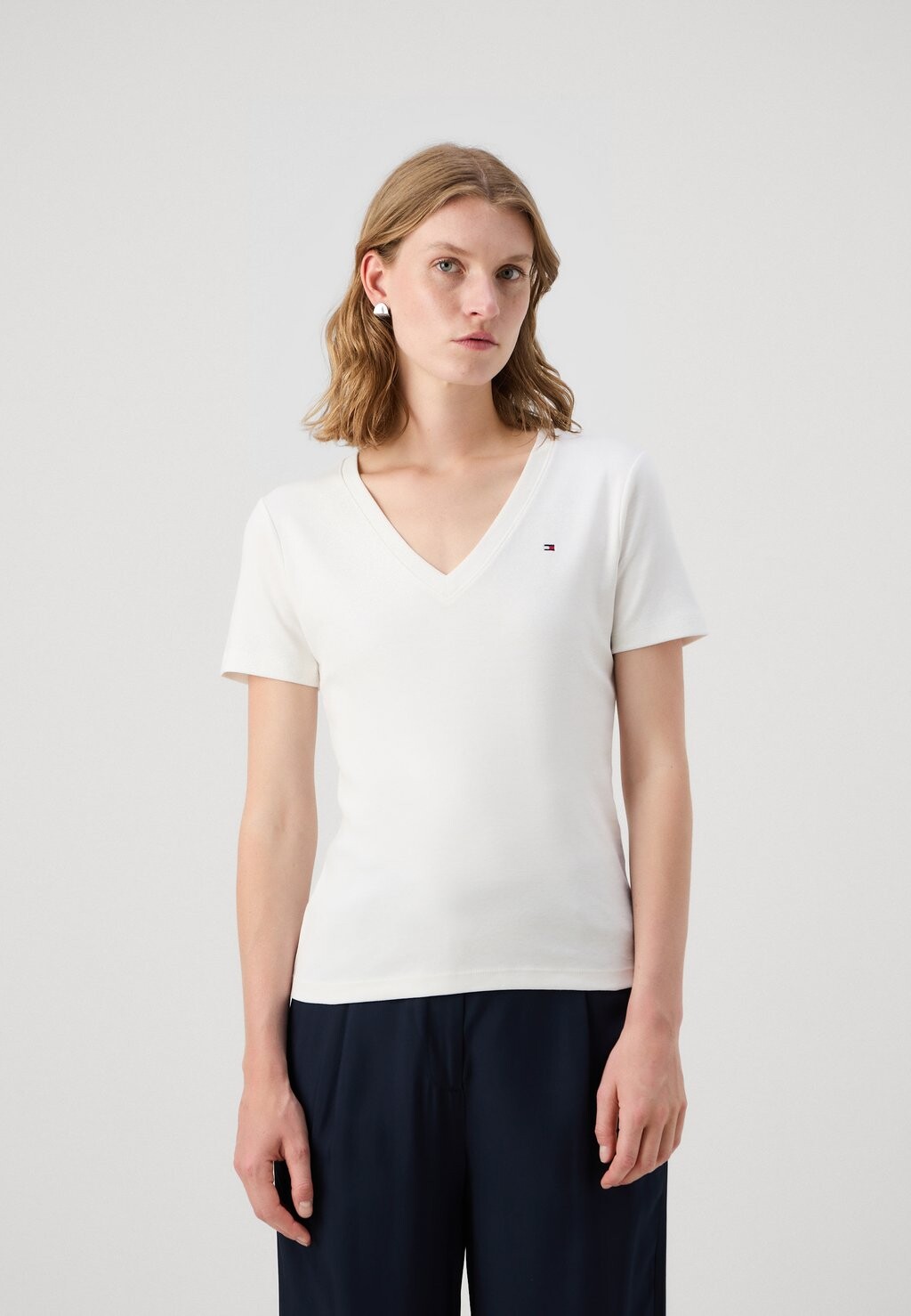 Базовая футболка Slim Cody Tommy Hilfiger, белый — фото 2