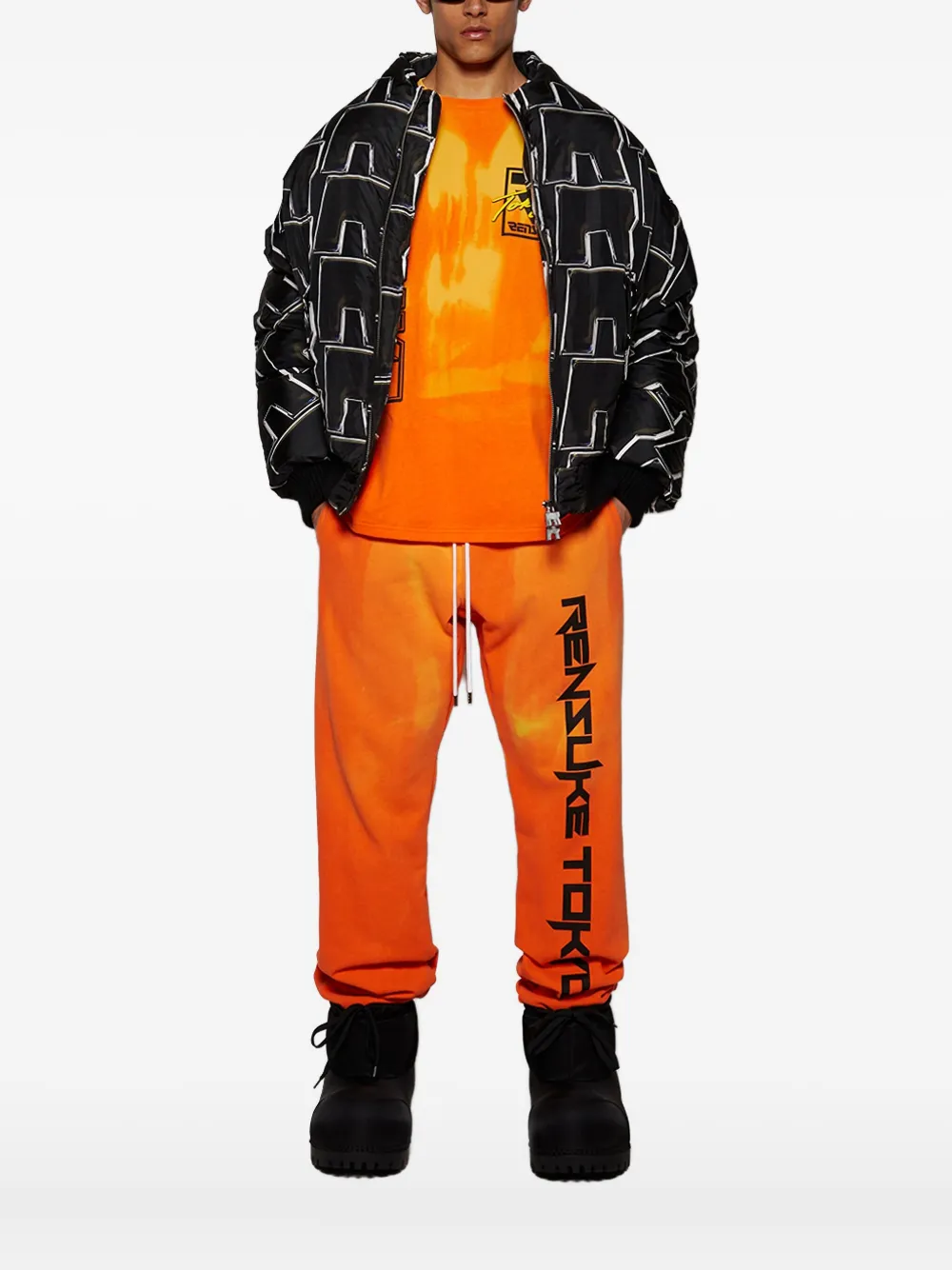 

Куртка с абстрактным узором RRR123, черный