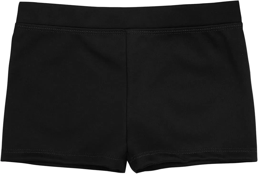 Шорты для девочек спортивные Camouflage easyforever Black Solid — фото 4