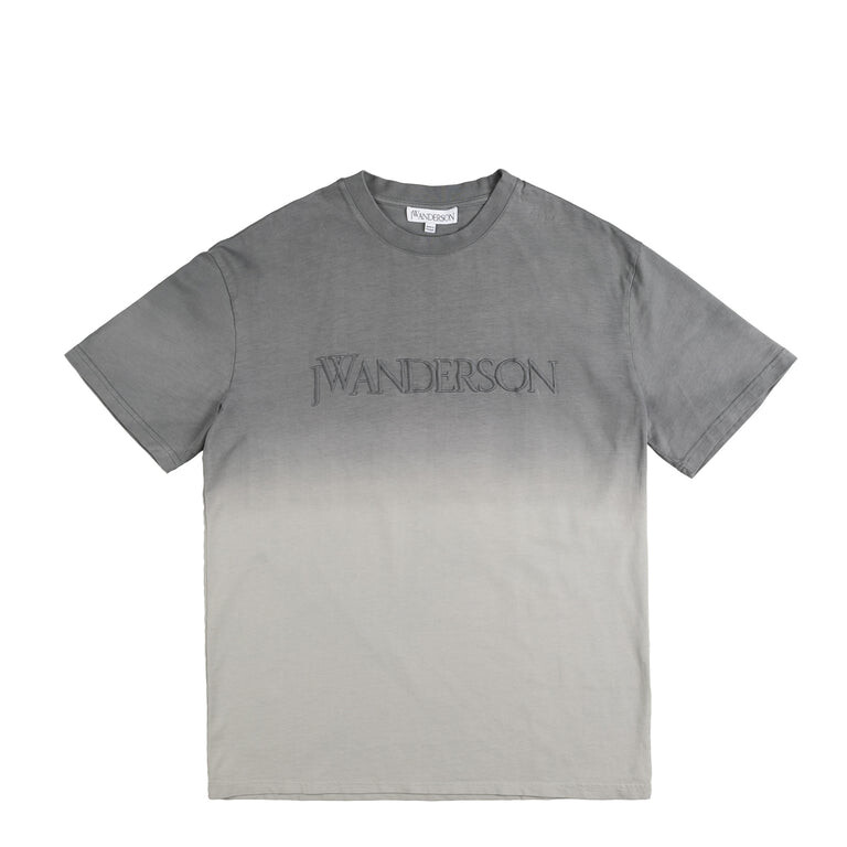 

Рубашка Logo Embroidery Gradient T-Shirt Jw Anderson, серый