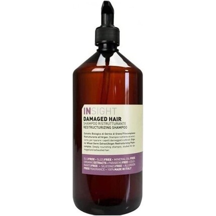 

Шампунь для восстановления поврежденных волос, 900 мл, Insight