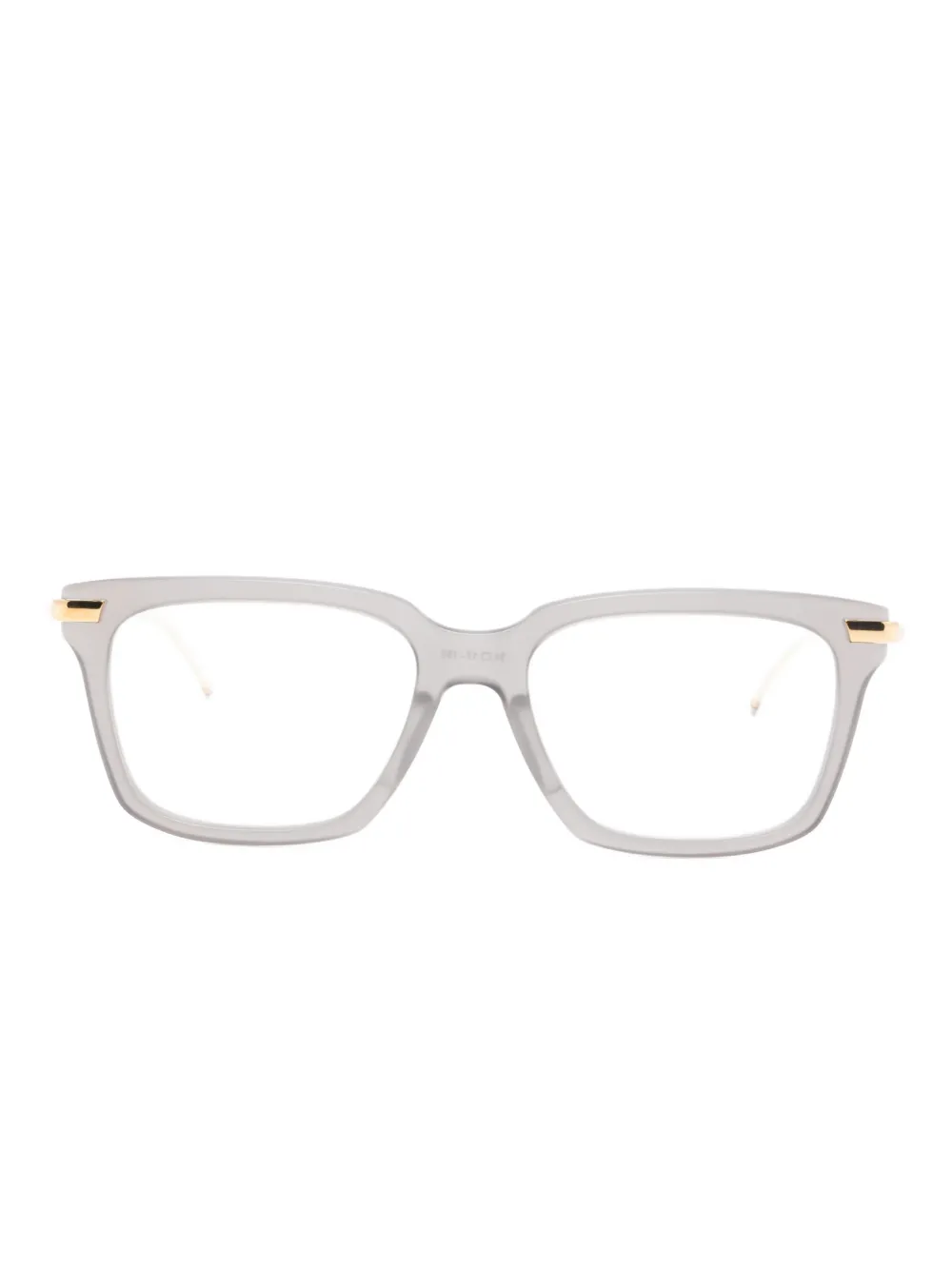 

Очки в прямоугольной оправе Thom Browne, серый