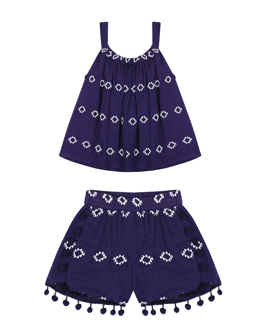 

Mer St. Barth Colette Топ и шорты Комплект, синий