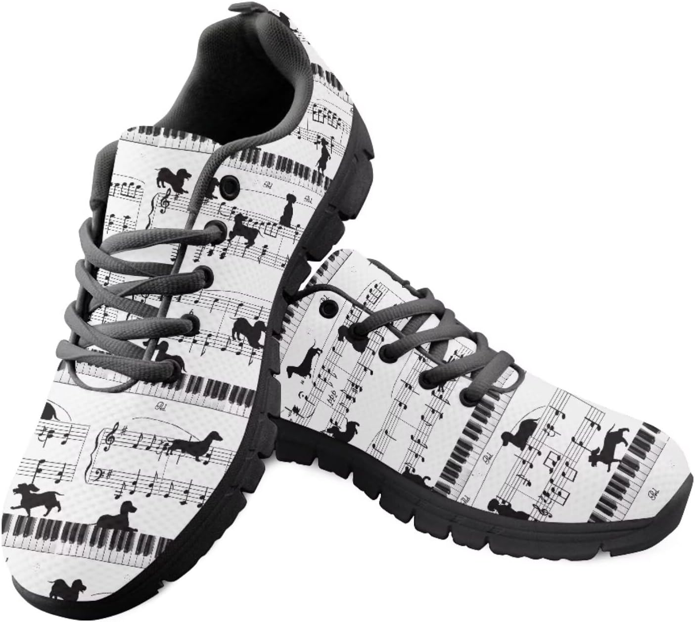 

Женские кроссовки GETELINSENG для бега, прогулок и путешествий, мужские стильные кеды, теннисные, спортивные, легкие, Dachshund Music Note