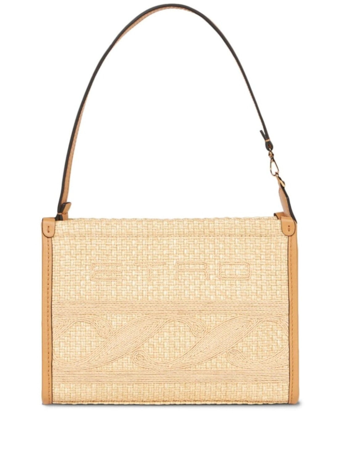 

Маленькая сумочка-клатч из рафии ETRO, серый