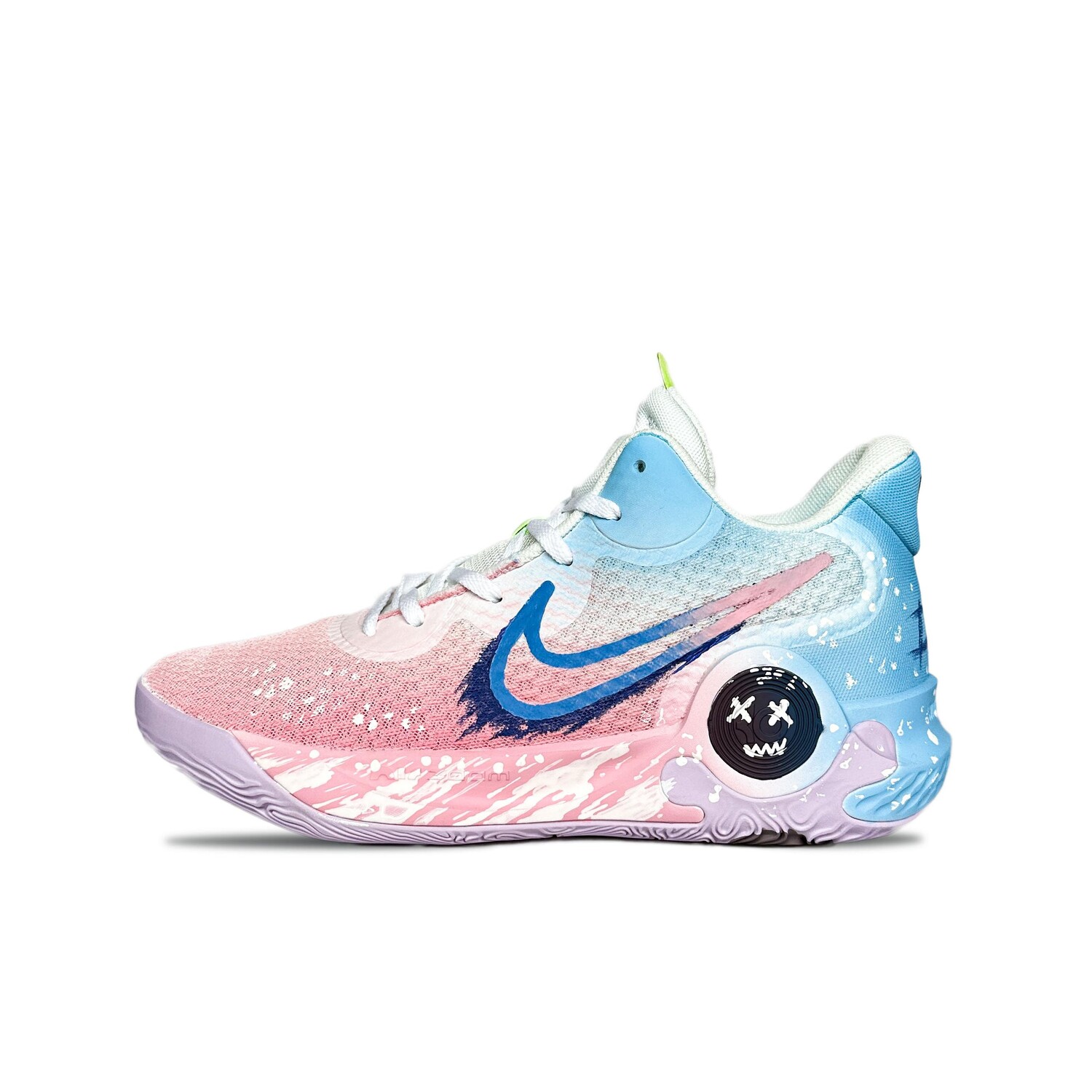 

Кроссовки Nike KD Trey 5 IX Vintage Basketball Shoes Unisex Mid-top White/pink/blue, розовый