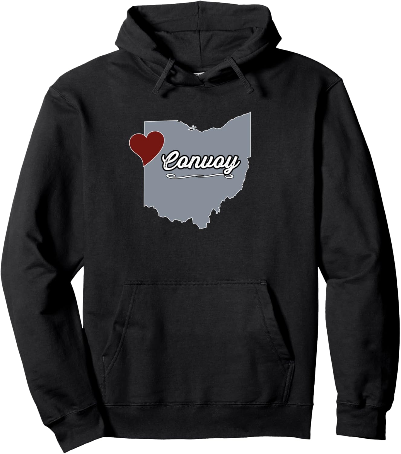 

Convoy - Огайо, Город, штат Огайо, США - Симпатичный сувенир - Толстовка Convoy - Oh Clothing And Merch, черный