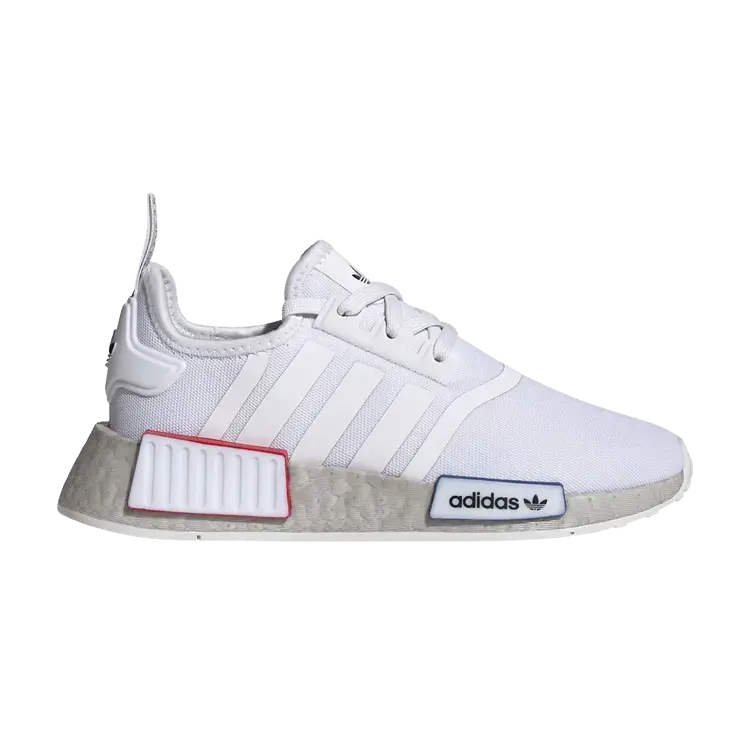 

Кроссовки adidas NMD_R1 Refined Big Kid 'White Grey', белый