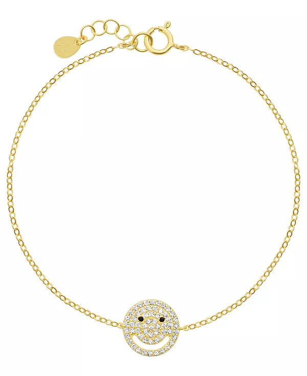 

Браслет с кубическим цирконием (0,59 карата) из стерлингового серебра (также из 14-каратного золота поверх стерлингового серебра) Macy'S, gold