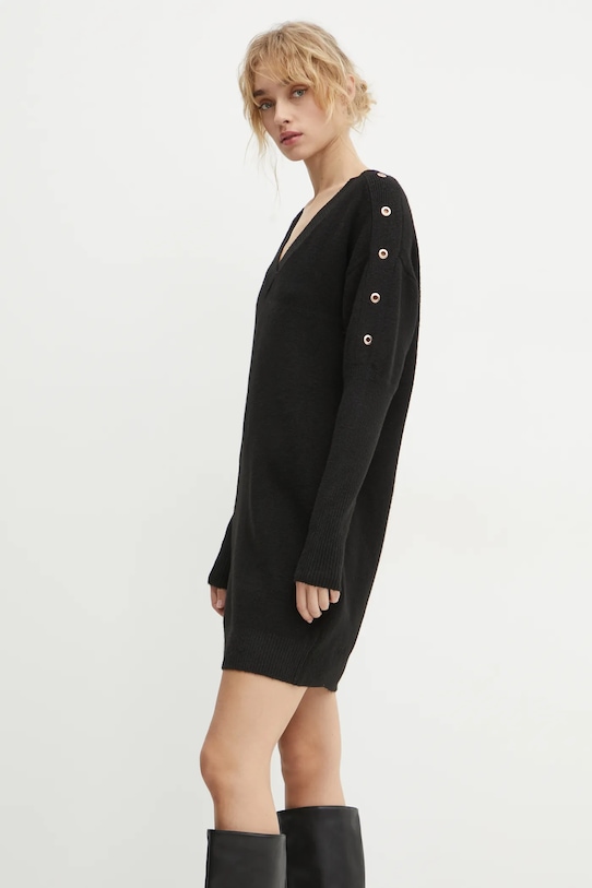 

Платье с добавлением шерсти Morgan, черный