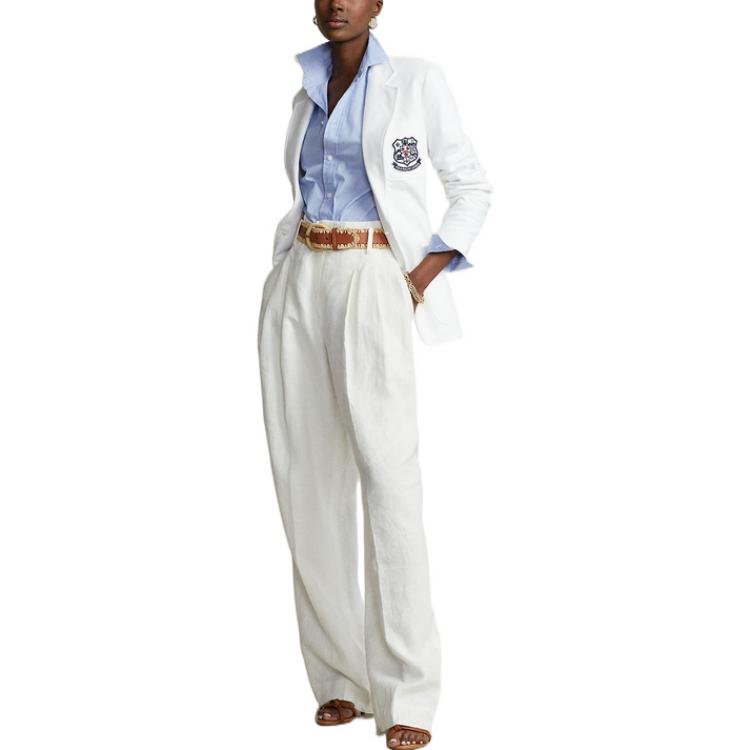 Polo Ralph Lauren Женский белый деловой костюм, White — фото 4