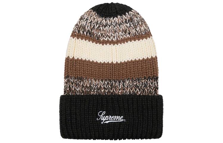 

Шапка Supreme Mixed Stripe, черный