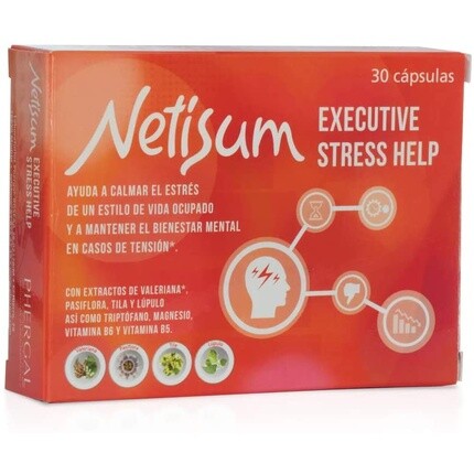 

Phergal Netisum Executive Stress Help, 30 капсул