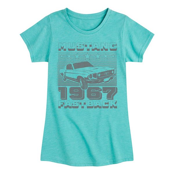 

Футболка с принтом Ford Fastback 67 Stars Stripes для девочек 7-16 лет Licensed Character, Turquoise