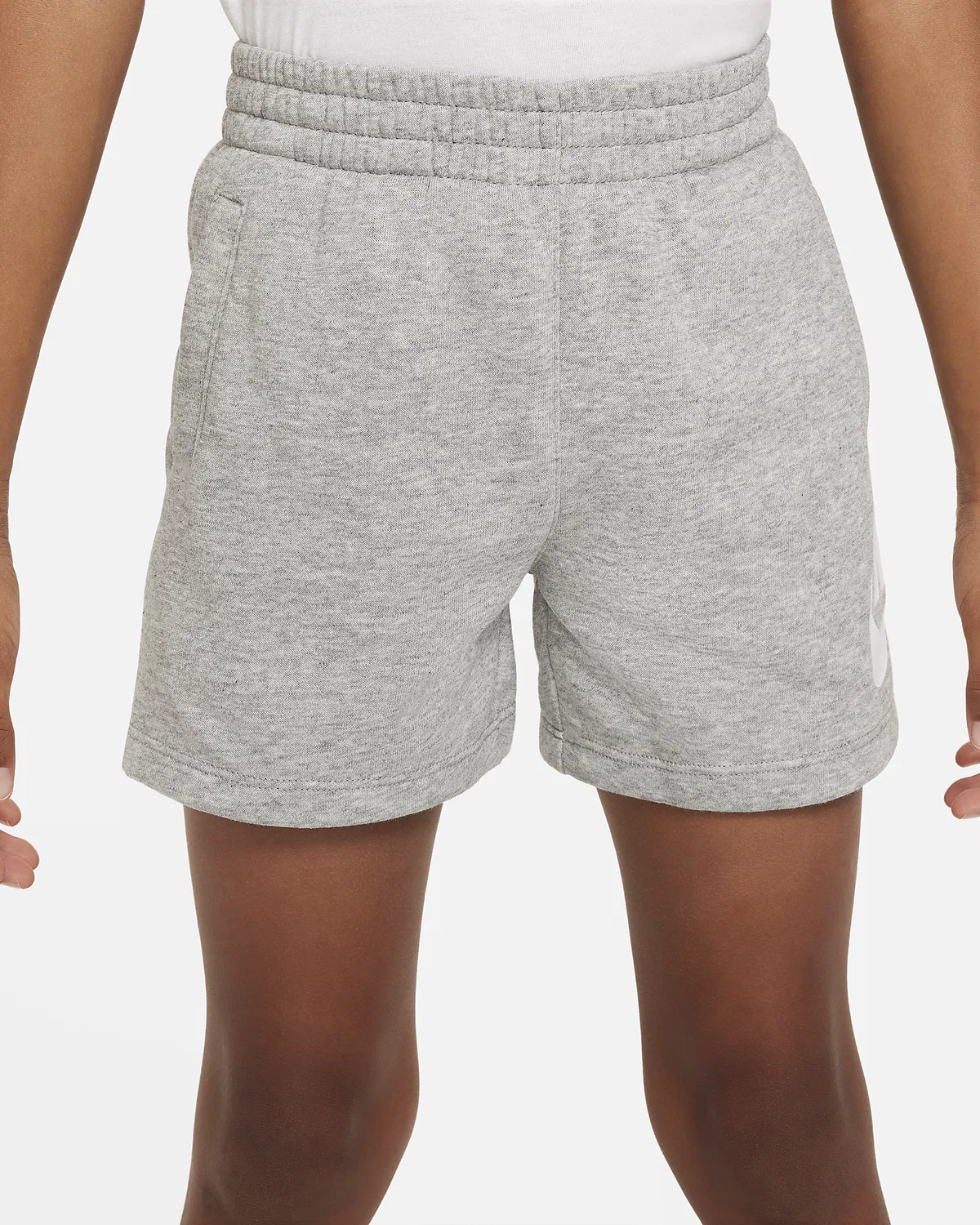 Детские шорты Nike Sportswear Club French Terry, Dark Grey Heather — фото 2