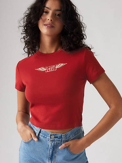 

Футболка с графическим принтом Essential Sporty Levi's, цвет Sun - Dried Tomato - Red