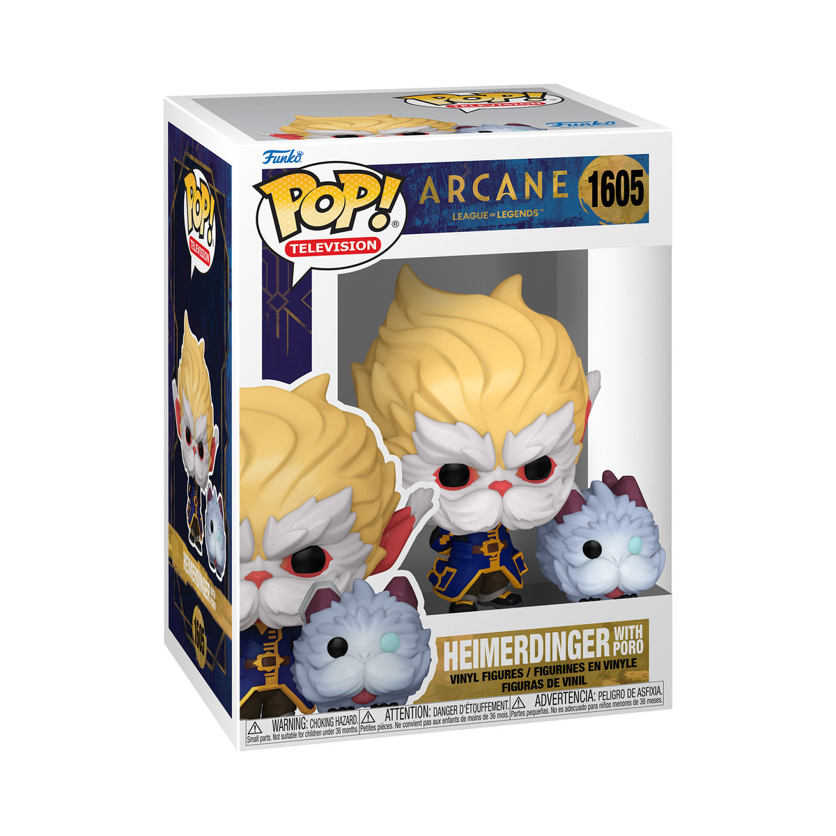 

Funko POP! Телевизор, коллекционная статуэтка, Arcane, Heimerdinger, 1605 г.