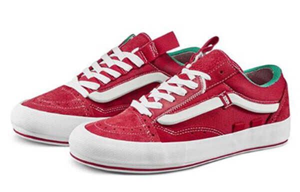 Кроссовки Vans Old Skool Cap LX 'Regrind', красный — фото 2