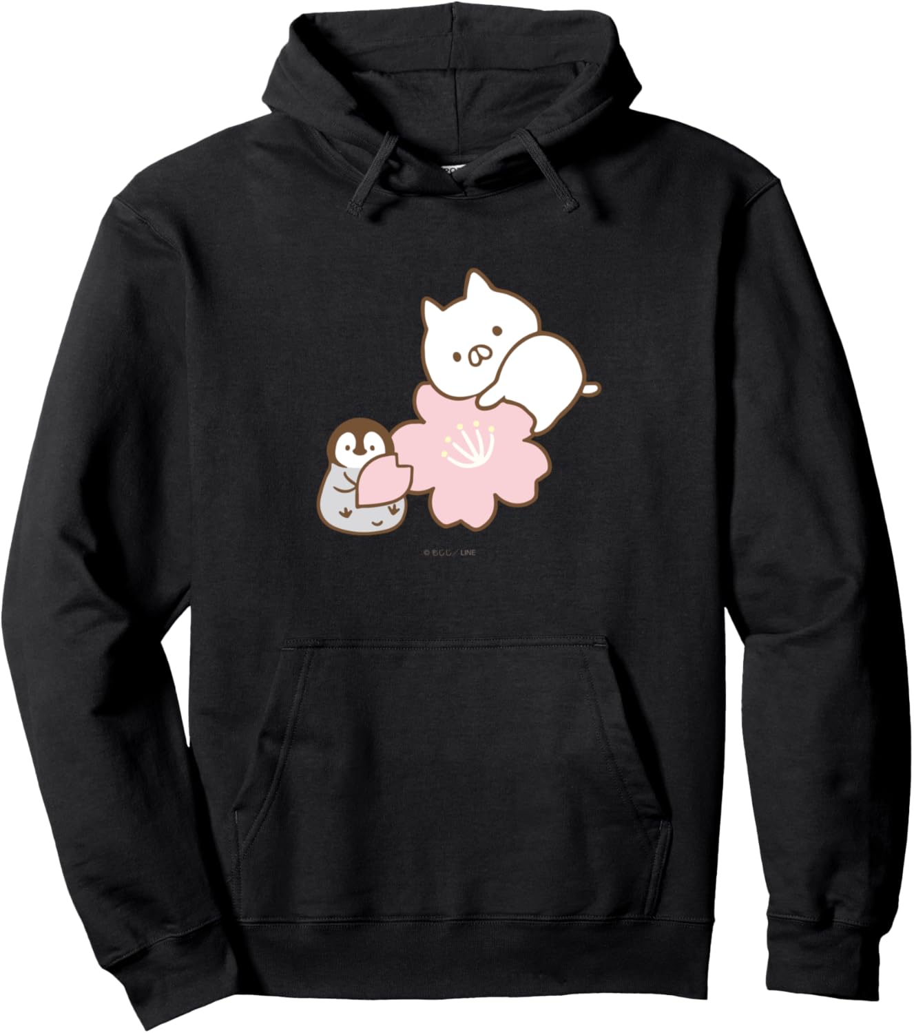 

Толстовка Neko Penten Hiwa Sakura Nekopen Weather (Line Creators Market), черный