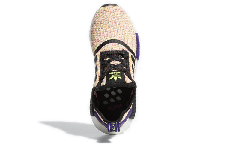 NMD_R1 Детская обувь GS с низким верхом, розовая/фиолетовая Adidas Originals — фото 4