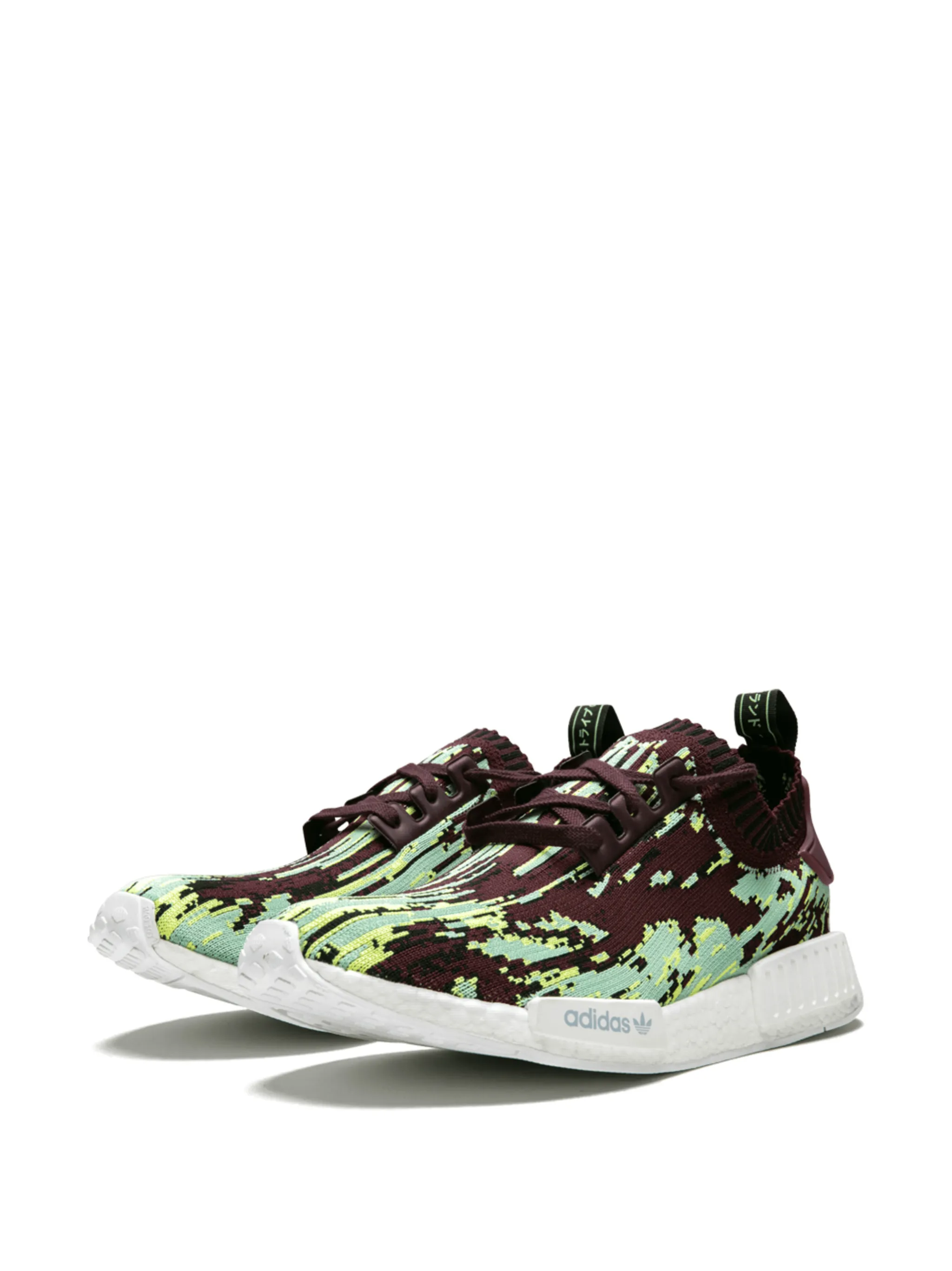 Кроссовки NMD R1 PK Adidas, коричневый — фото 2