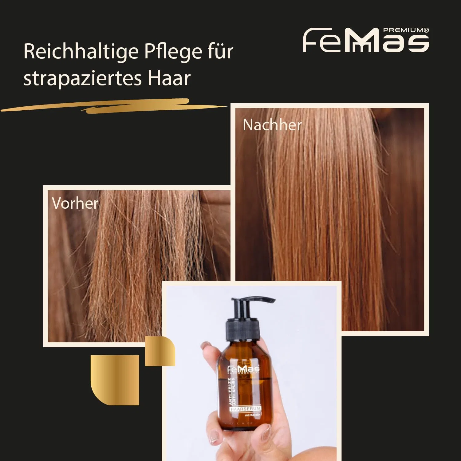 Сыворотка для волос с аргановым маслом и кератином Femmas Femmas — фото 4