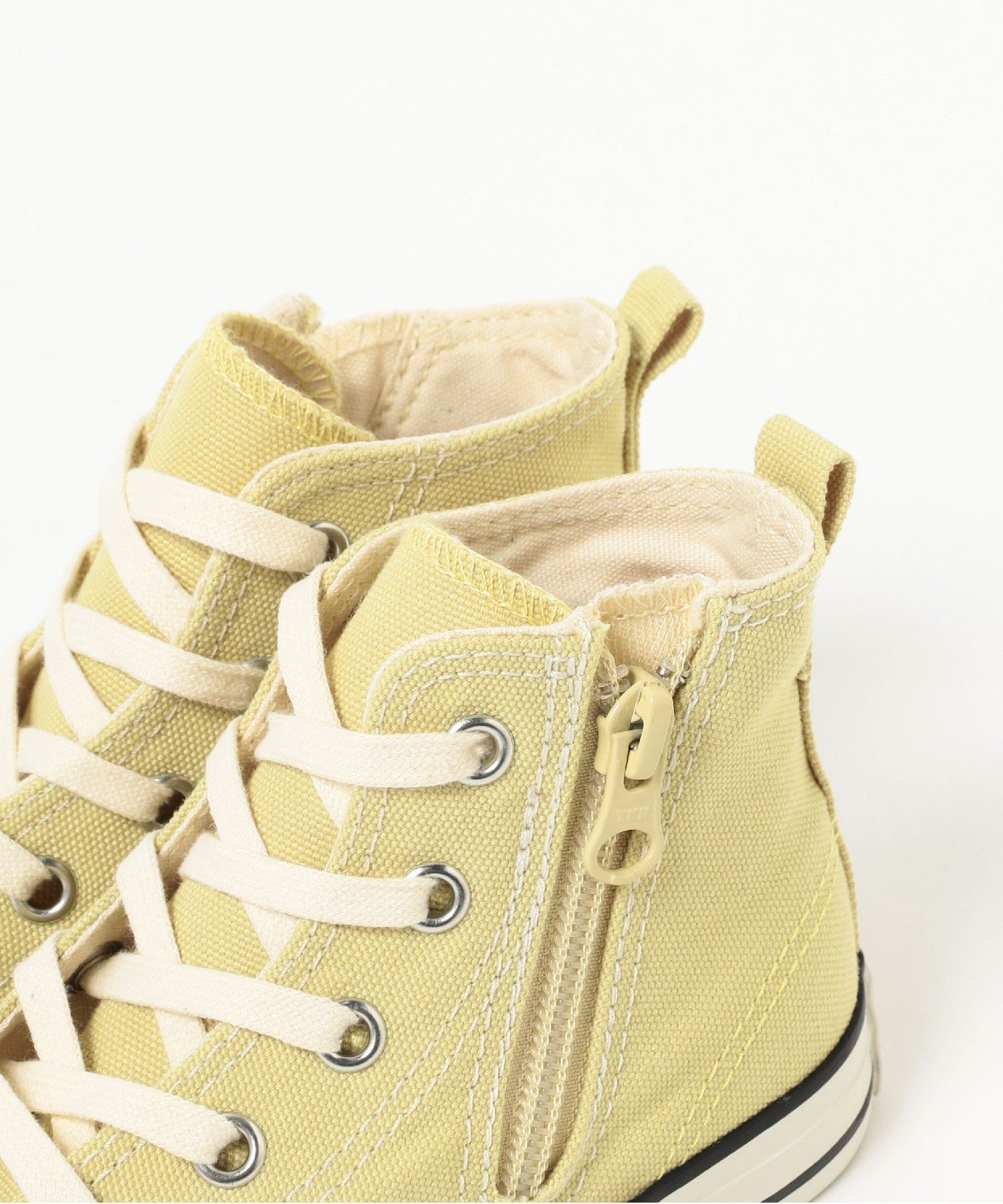 Кроссовки CONVERSE / ДЕТСКИЕ ALL STAR N PET-CANVAS Z HI (15~21 см) B:Ming By Beams, LT.YELLOW — фото 3