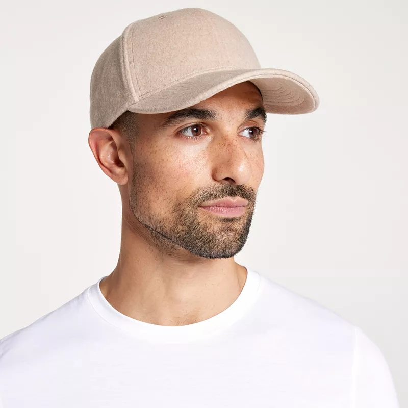 

Мужская кепка VRST из смесовой шерсти, цвет Light Sand Heather