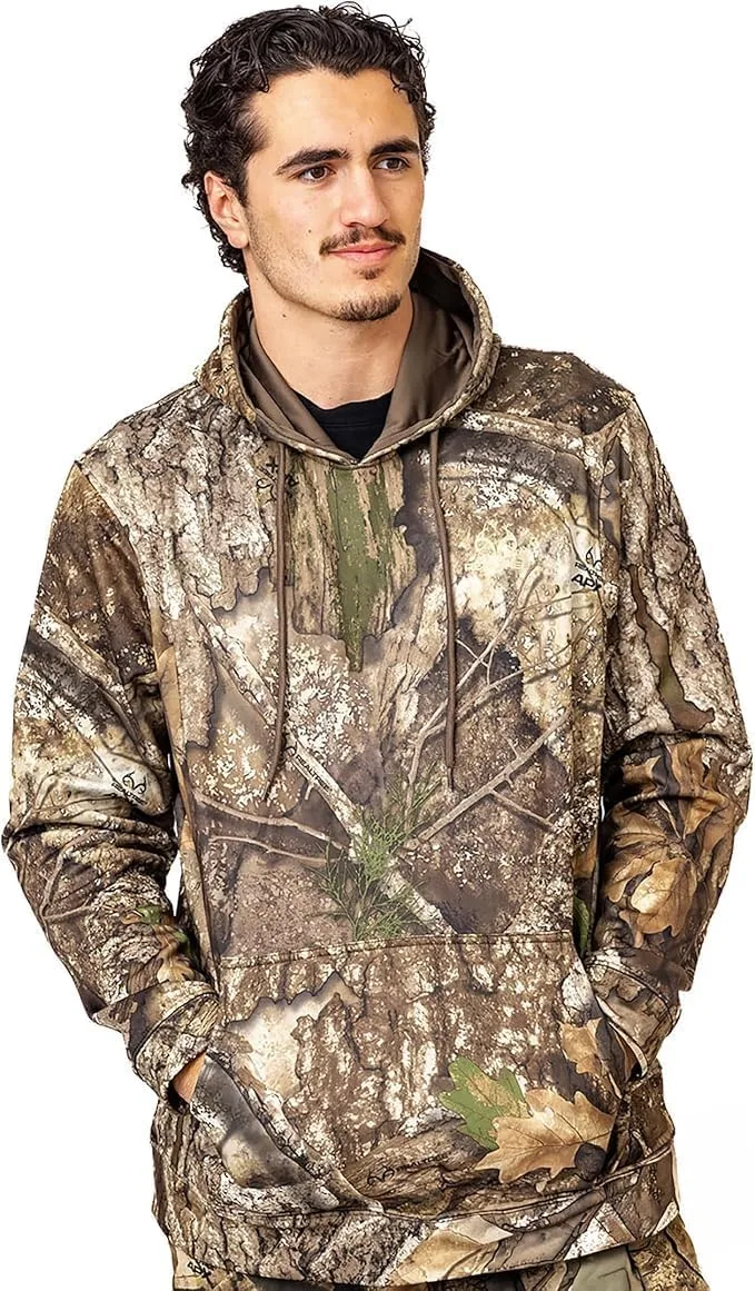

Realtree мужская камуфляжная толстовка с капюшоном High Pile Fleece
