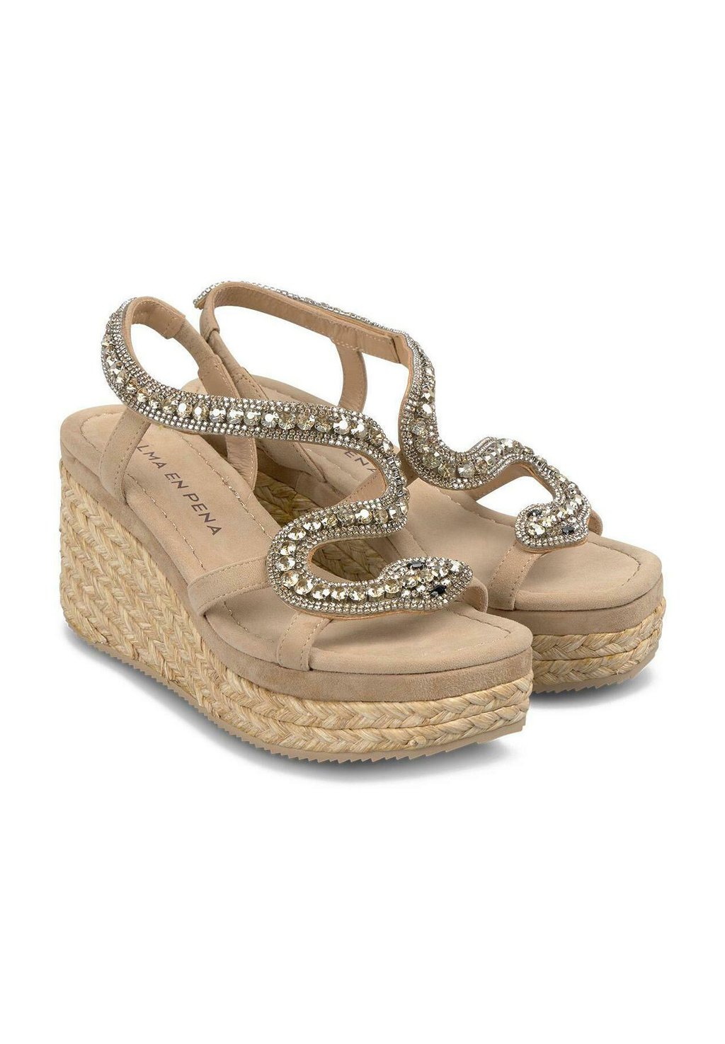 Босоножки на танкетке Espadrilles Alma en Pena, светло-коричневый — фото 3