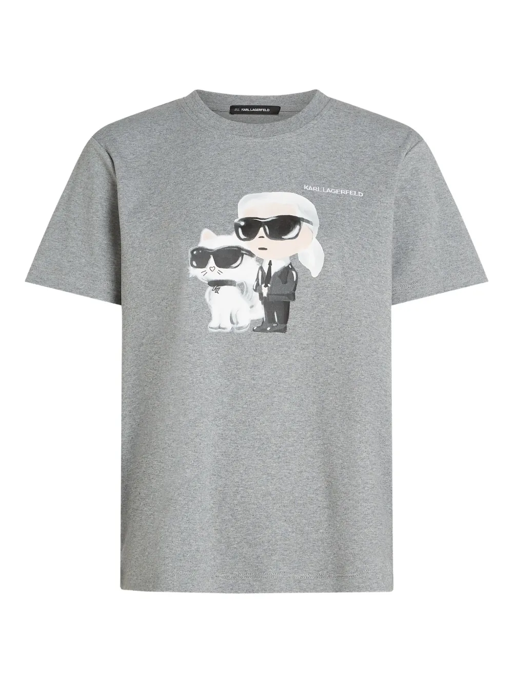 

Футболка Ikon Karl & Choupette Karl Lagerfeld, серый