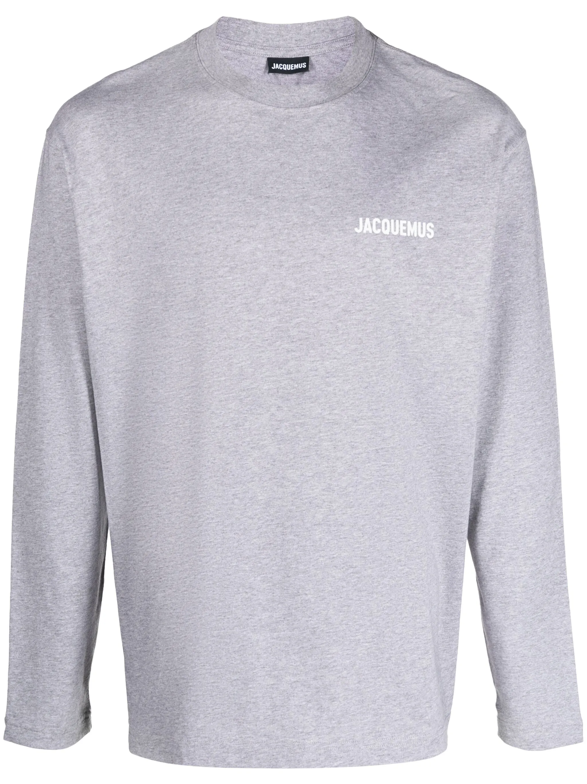

Топ Le T-shirt Manches Longues Jacquemus, серый